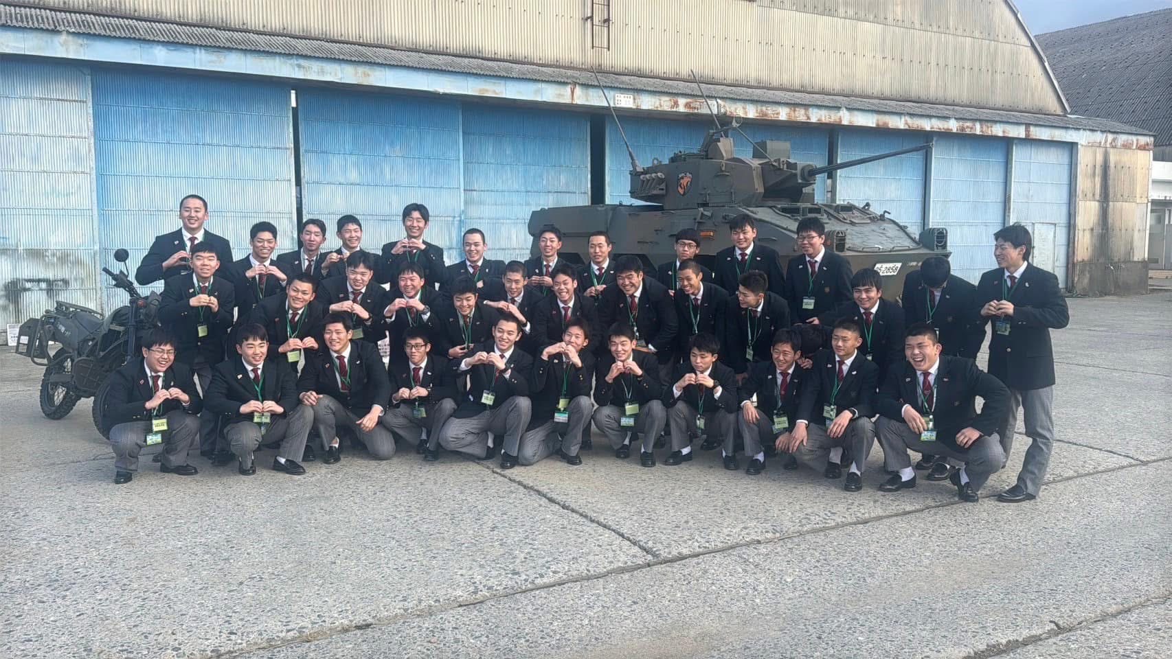 キャリアトライコース 自衛隊体験入隊】 - 興國高等学校｜大阪市天王寺区